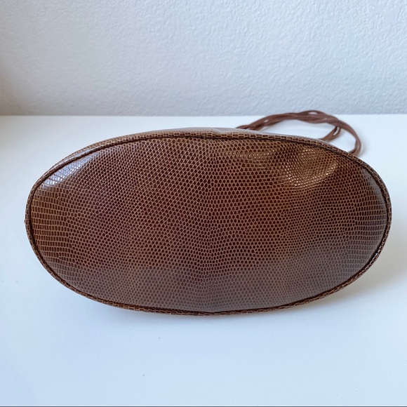 Vintage Luc Benoit 70s 80s Alligator Leather Bag. - Picture 6 of 13